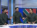 Mohammad Hafeez, Shoaib Malik and Shoaib Akhtar during a PTV show