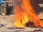 Violence erupted in Jharkhand involving a sound system leading to stone pelting and clashes
