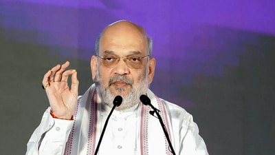 Speaking on the occasion, Shah thanked Sadhguru for the invitation and called Mahashivratri an occasion of ‘self-awakening’. (ANI) Speaking on the occasion, Shah thanked Sadhguru for the invitation and called Mahashivratri an occasion of ‘self-awakening’. (ANI)