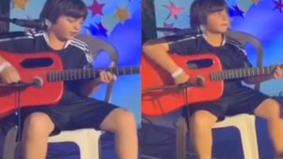 AbRam Khan performing live AbRam Khan performing live