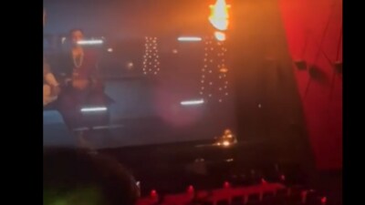 The cinema hall was evacuated. (PTI)
