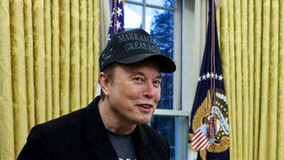 Elon Musk in the Oval Office of the White House in Washington, DC, United States on February 11, 2025. (Reuters)