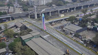 Mumbai, India - Feb. 20, 2025: Reay Road Bridge, in Mumbai, India, on Thursday, February 20, 2025. (Photo by Anshuman Poyrekar/ Hindustan Times) (Hindustan Times) Mumbai, India - Feb. 20, 2025: Reay Road Bridge, in Mumbai, India, on Thursday, February 20, 2025. (Photo by Anshuman Poyrekar/ Hindustan Times) (Hindustan Times)