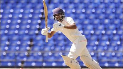 Nagpur: Vidarbha's Danish Malewar plays a shot on the first day of the Ranji Trophy final cricket match between Vidarbha and Kerala, at Vidarbha Cricket Association (VCA) Stadium, in Nagpur, Wednesday, Feb. 26, 2025. (PTI Photo) (PTI02_26_2025_000329A) (PTI) Nagpur: Vidarbha's Danish Malewar plays a shot on the first day of the Ranji Trophy final cricket match between Vidarbha and Kerala, at Vidarbha Cricket Association (VCA) Stadium, in Nagpur, Wednesday, Feb. 26, 2025. (PTI Photo) (PTI02_26_2025_000329A) (PTI)