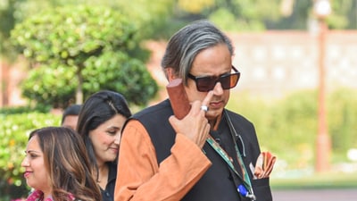 Congress MP Shashi Tharoor has downplayed rift with the party. (ANI) Congress MP Shashi Tharoor has downplayed rift with the party. (ANI)