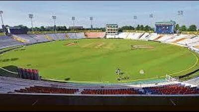 The CK Nayudu tournament is being held at Punjab Cricket Association Stadium in Mullanpur. (HT File)