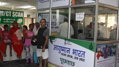 The first step towards rolling out the Ayushman Bharat insurance scheme in Delhi involves signing the MoU between the state government and the National Health Authority (NHA) under the central government. (HT PHOTO) The first step towards rolling out the Ayushman Bharat insurance scheme in Delhi involves signing the MoU between the state government and the National Health Authority (NHA) under the central government. (HT PHOTO)