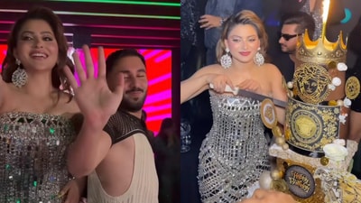 Orry attended Urvashi Rautela's birthday bash. Orry attended Urvashi Rautela's birthday bash.