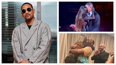 On Thursday, Will joined Spanish singer India Martínez on stage at the Premio Lo Nuestro awards in Miami. (Instagram) On Thursday, Will joined Spanish singer India Martínez on stage at the Premio Lo Nuestro awards in Miami. (Instagram)