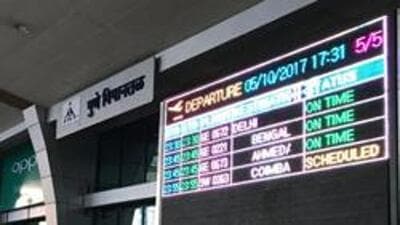 With many flights getting delayed over the past two to three days, passengers flying out of Pune airport are facing a lot of inconvenience. (HT FILE) With many flights getting delayed over the past two to three days, passengers flying out of Pune airport are facing a lot of inconvenience. (HT FILE)