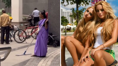 The Brazilian influencers faced criticism for filming an Indian cleaner without her consent. (Instagram/gemeaslancasterr) The Brazilian influencers faced criticism for filming an Indian cleaner without her consent. (Instagram/gemeaslancasterr)