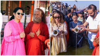 Isha Ambani attended the Maha Kumbh Mela 2025 in Prayagraj. (ANI) Isha Ambani attended the Maha Kumbh Mela 2025 in Prayagraj. (ANI)