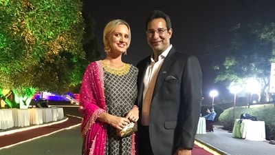 Shaniera Akram with Wasim Akram (Shaniera Akram/X) Shaniera Akram with Wasim Akram (Shaniera Akram/X)