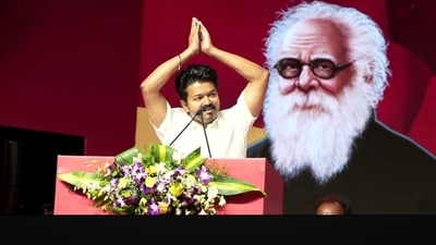 TVK chief and actor Vijay also expressed his wish to collaborate and work with Prashant Kishor's Jan Suraaj party. (X/@Actor_Vijay)