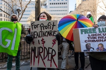 A sea of supporters stood outside the court to back Luigi Mangione and his belief that healthcare industry increasingly puts profits over people's health and lives (AFP) A sea of supporters stood outside the court to back Luigi Mangione and his belief that healthcare industry increasingly puts profits over people's health and lives (AFP)