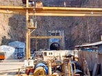 The Srisailam Left Bank Canal (SLBC) project site where a portion of the tunnel collapsed in Nagarkurnool district The Srisailam Left Bank Canal (SLBC) project site where a portion of the tunnel collapsed in Nagarkurnool district