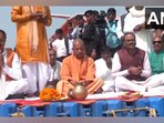 Following the conclusion of Maha Kumbh on Wednesday, Uttar Pradesh Chief Minister Yogi Adityanath, Deputy Chief Minister Brajesh Pathak, KP Maurya, and other cabinet members performed puja at Arail Ghat-Sangam in Prayagraj on Thursday. Following the conclusion of Maha Kumbh on Wednesday, Uttar Pradesh Chief Minister Yogi Adityanath, Deputy Chief Minister Brajesh Pathak, KP Maurya, and other cabinet members performed puja at Arail Ghat-Sangam in Prayagraj on Thursday.