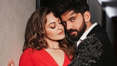 Sonakshi Sinha with her husband Zaheer Iqbal Sonakshi Sinha with her husband Zaheer Iqbal