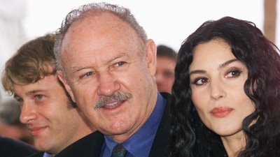 (FILES) Italian actress Monica Bellucci (R), US actors Thomas Jane (L) and Gene Hackman (C) pose during the photocall of British director Stephen Hopkins movie "Under Suspicion", in Cannes on May 11, 2000. (AFP) (FILES) Italian actress Monica Bellucci (R), US actors Thomas Jane (L) and Gene Hackman (C) pose during the photocall of British director Stephen Hopkins movie "Under Suspicion", in Cannes on May 11, 2000. (AFP)