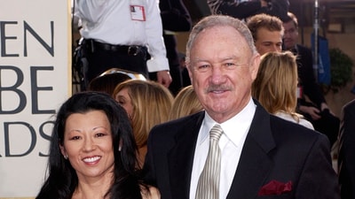 Gene was found dead in his Santa Fe home with his wife, classical musician Betsy Akaway and their dog on Thursday. (AP Photo/Mark J. Terrill, File) (AP) Gene was found dead in his Santa Fe home with his wife, classical musician Betsy Akaway and their dog on Thursday. (AP Photo/Mark J. Terrill, File) (AP)