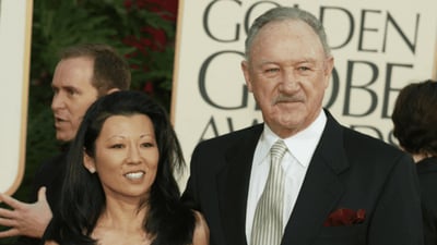Gene Hackman with his wife Betsy Arakawa Gene Hackman with his wife Betsy Arakawa