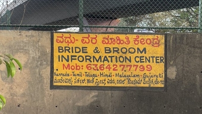 The advertisement further mentions that the service connects people from Kannada, Tamil, Telugu, Malayalam, Hindu, and Gujarati communities. (X/@Theshashank_p)