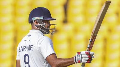 Kerala’s Aditya Sarwate. (PTI) Kerala’s Aditya Sarwate. (PTI)