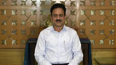 Mumbai, India - November 6, 2017: Cabinet Minister for Water Resources Girish Mahajan interact to media during press conferance at his resedient in Mumbai, India, on Monday, November 6, 2017.(Photo by Kunal Patil/Hindustan Times) (Hindustan Times) Mumbai, India - November 6, 2017: Cabinet Minister for Water Resources Girish Mahajan interact to media during press conferance at his resedient in Mumbai, India, on Monday, November 6, 2017.(Photo by Kunal Patil/Hindustan Times) (Hindustan Times)