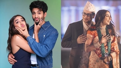 Did Prajakta Koli and Rohit Saraf have a fallout before her wedding to Vrishank Khanal? (Photos: Instagram/mostlysane) Did Prajakta Koli and Rohit Saraf have a fallout before her wedding to Vrishank Khanal? (Photos: Instagram/mostlysane)
