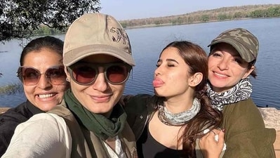 Raveena was 21 when she adopted Pooja and Chaya.