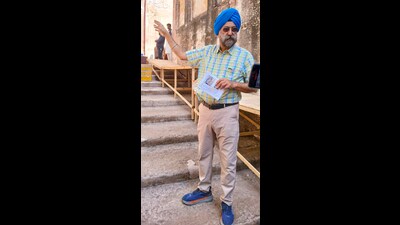 Tarunjit Singh Butalia, a US-based researcher, who identified some 100 monuments at the Lahore Fort, Pakistan maintained during the Sikh-era (1799-1849) detailing its historical significance. (PTI) Tarunjit Singh Butalia, a US-based researcher, who identified some 100 monuments at the Lahore Fort, Pakistan maintained during the Sikh-era (1799-1849) detailing its historical significance. (PTI)