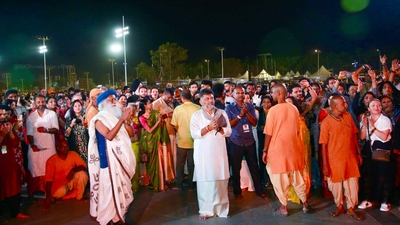 The visit followed a personal invitation from Sadhguru, which Shivakumar accepted after a meeting at his residence. (X/@DKShivakumar)