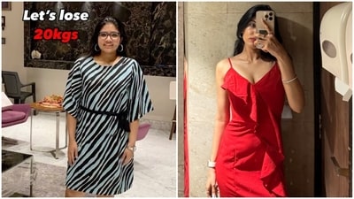 Ridhi Sharma lost almost 23 kg during her fat loss journey. Ridhi Sharma lost almost 23 kg during her fat loss journey.