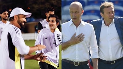 Nasser Hussain and Michael Atherton claimed India have advantage in playing all their games in Dubai Nasser Hussain and Michael Atherton claimed India have advantage in playing all their games in Dubai