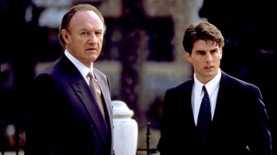Gene Hackman alongside Tom Cruise in The Firm (1993) Gene Hackman alongside Tom Cruise in The Firm (1993)