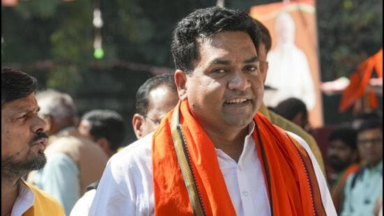 Delhi minister Kapil Mishra (PTI)