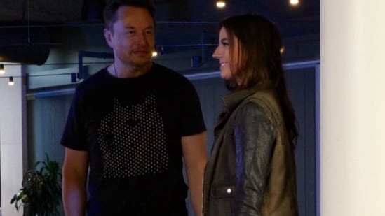 Elon Musk and Ashley St. Clair first met at Twitter's headquarters in San Francisco in May 2023. (X/@stclairashley)