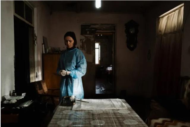 A scene from ‘April’. ‘The Girl with the Needle’ and ‘April’ belong to a growing trend of films about the horrors faced by women in a society that denies them reproductive rights and bodily autonomy. (Film still) A scene from ‘April’. ‘The Girl with the Needle’ and ‘April’ belong to a growing trend of films about the horrors faced by women in a society that denies them reproductive rights and bodily autonomy. (Film still)