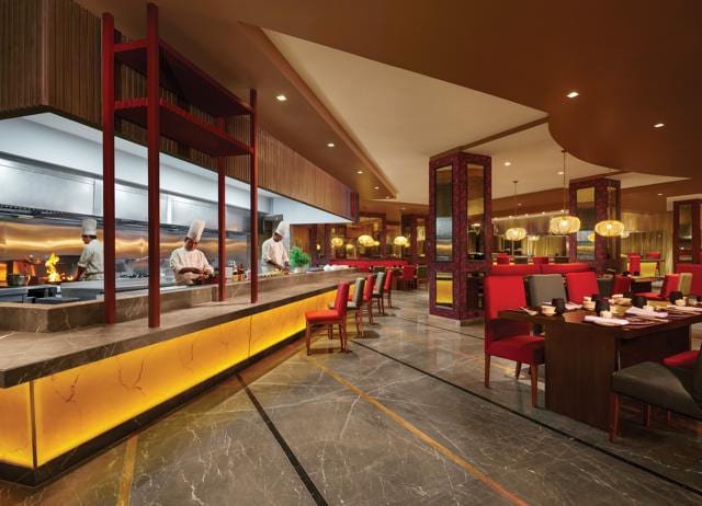 Yi Jing at the ITC Maratha serves delicious Gung Ba chicken and Hangchow fried rice.