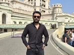 Amit Sadh at La Martiniere College, Lucknow Amit Sadh at La Martiniere College, Lucknow