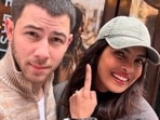 Nick Jonas, Priyanka Chopra and Malti went to the Hudson Theatre. Nick Jonas, Priyanka Chopra and Malti went to the Hudson Theatre.