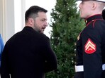 Ukrainian President Volodymyr Zelenskyy, left, departs after a meeting with President Donald Trump at the White House, Friday, Feb. 28, 2025, in Washington.