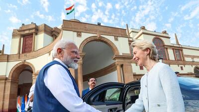 Prime Minister Narendra Modi and European Commission President Ursula von der Leyen unveiled measures to intensify cooperation between India and the European Union (narendramodi-X) Prime Minister Narendra Modi and European Commission President Ursula von der Leyen unveiled measures to intensify cooperation between India and the European Union (narendramodi-X)