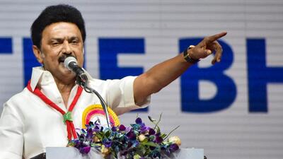 Tamil Nadu chief minister Stalin has called a meeting of all political parties in the state on the issue of delimitation (a rejig in the number of Lok Sabha constituencies per state) in the country (PTI) Tamil Nadu chief minister Stalin has called a meeting of all political parties in the state on the issue of delimitation (a rejig in the number of Lok Sabha constituencies per state) in the country (PTI)