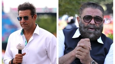 Wasim Akram (left) has reacted after Yograj Singh took a swipe at him (Getty Images) Wasim Akram (left) has reacted after Yograj Singh took a swipe at him (Getty Images)