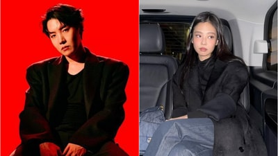 BTS' J-hope and BLACKPINK's Jennie BTS' J-hope and BLACKPINK's Jennie