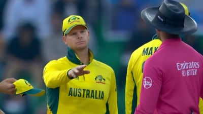 Steve Smith withdraws a run out appeal (JioHotstar) Steve Smith withdraws a run out appeal (JioHotstar)