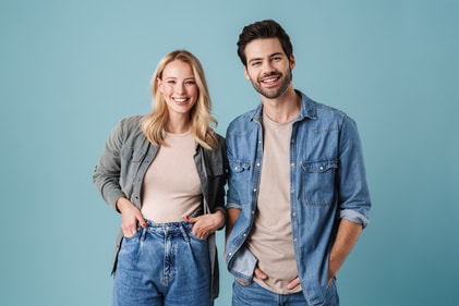 Women and men have different facial features, which determine their overall feminine and masculine appearance. (Shutterstock) Women and men have different facial features, which determine their overall feminine and masculine appearance. (Shutterstock)