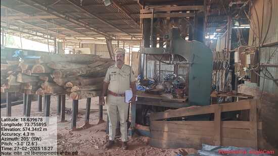 Cutting machines ranging between 24-42 inches and circular cutters above 14 inches were seized during the action. (HT PHOTO)