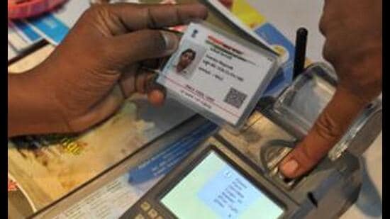 The portal, available at swik.meity.gov.in, lists 275 use cases at central and state government level for which MeitY has approved Aadhaar-based authentication since August 2020. (AFP)